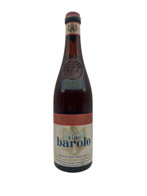 Flaske af Barolo Giacomo Conterno 1961