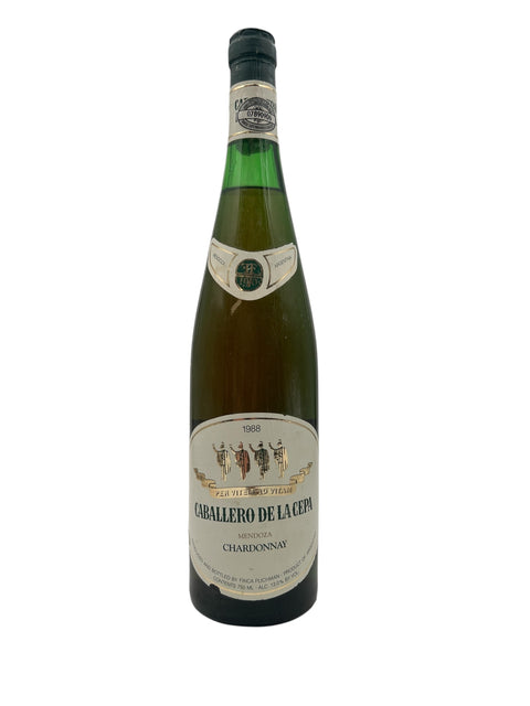 Caballero de la Cepa Chardonnay flaske fra 1988 fra Finca Flichman