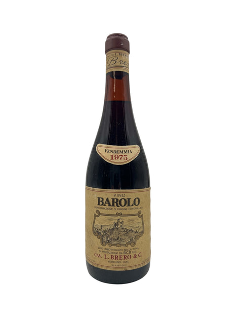 Flaske af Barolo Cav L Brero årgang 1975
