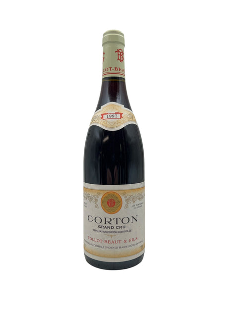 Corton Grand Cru 1997 fra Tollot-Beaut flaske
