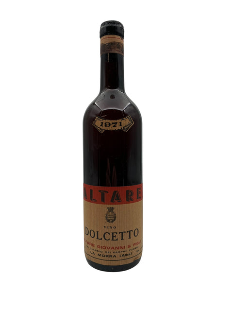 Dolcetto Altare 1971 flaske af rødvin