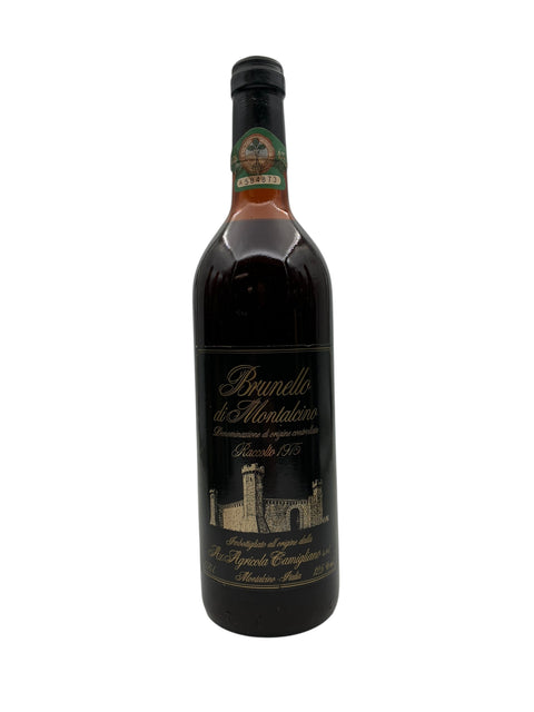 Flaske af Brunello di Montalcino 1975 fra Azienda Agricola Cannalicchio