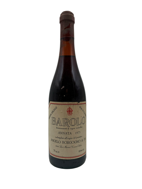 Flaske af Barolo Angelo Borgogno 1975 rødvin