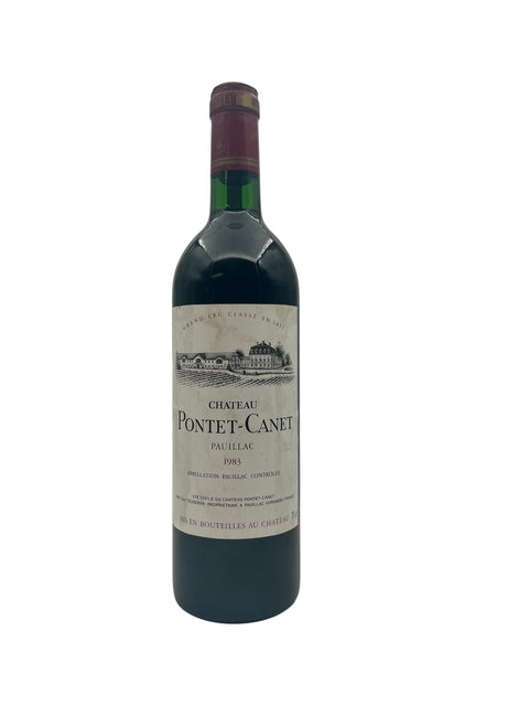 Flaske af Château Pontet-Canet Pauillac 1983 rødvin