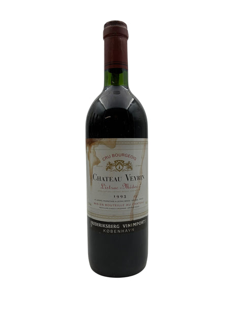 Flaske af Chateau Veyrin Listrac-Médoc 1993 rødvin