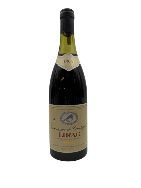 Flaske af Lirac Domaine de Cantoisele 1990 rødvin