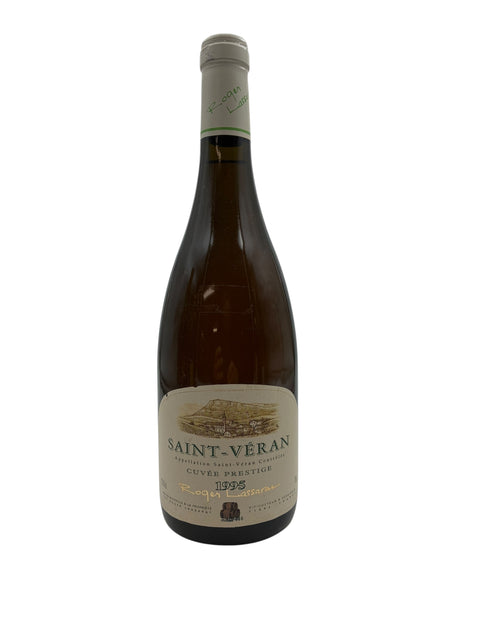 Saint-Véran Roger Lassarat 1995 flaske med etiket