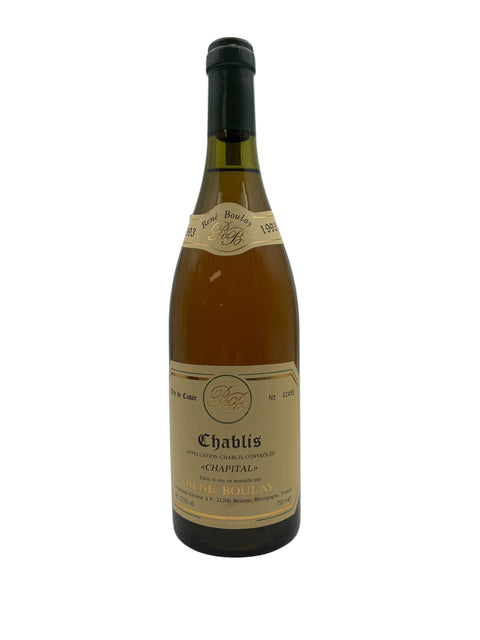 Flaske af Chablis René Boulay 1993 hvidvin