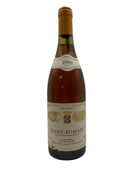 Flaske Saint-Romain Paul Dugenais 1990 hvidvin