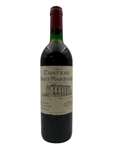Flaske af Chateau Haut-Marbuzet 1994 rødvin fra Bordeaux