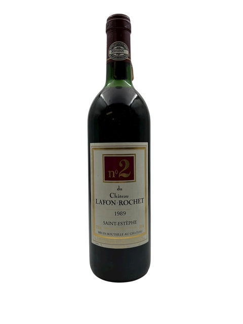 Flaske af No 2 Château Lafon-Rochet 1989 rødvin
