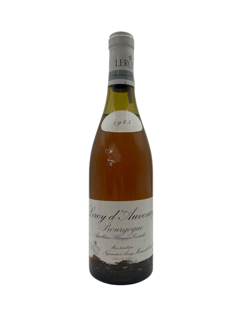 Flaske af Bourgogne Leroy 1985