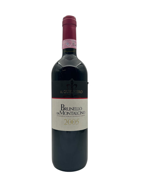 Flaske af Brunello di Montalcino Il Gueliero 2005 rødvin