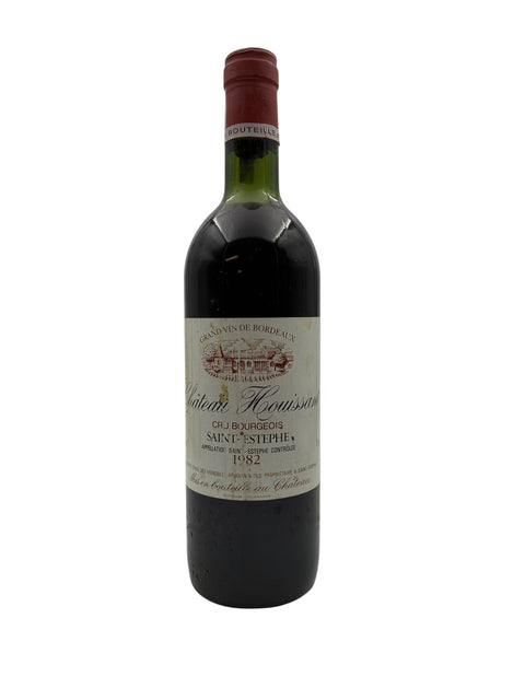 Flaske af Château Louissan 1982 rødvin fra Bordeaux