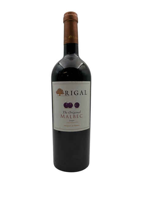 Flaske af Rigal The Original Malbec 2009 rødvin