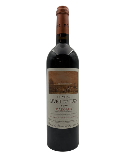 Flaske Chateau Paveil de Luze 1998 Margaux rødvin