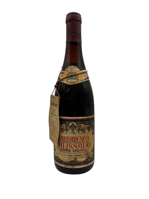 Flaske af Barbaresco Alissano Luigi Calissano årgang 1966