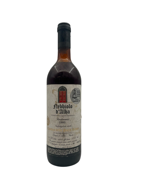 Flaske af Nebbiolo d'Alba Cantina del Nebbiolo 1980