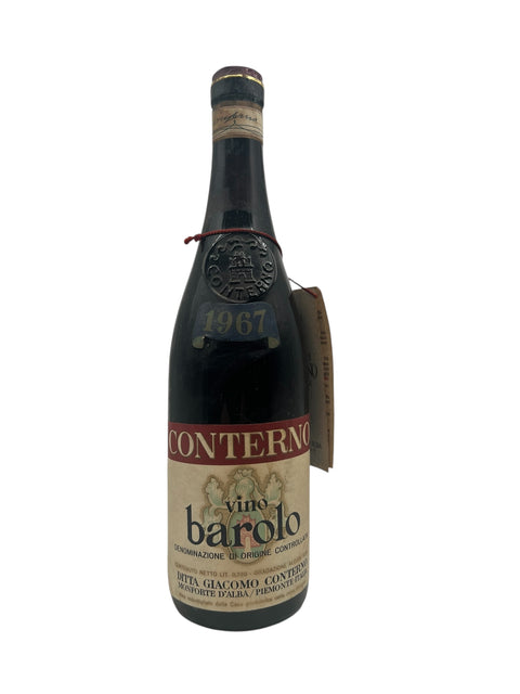 Flasche Barolo Giacomo Conterno Jahrgang 1967