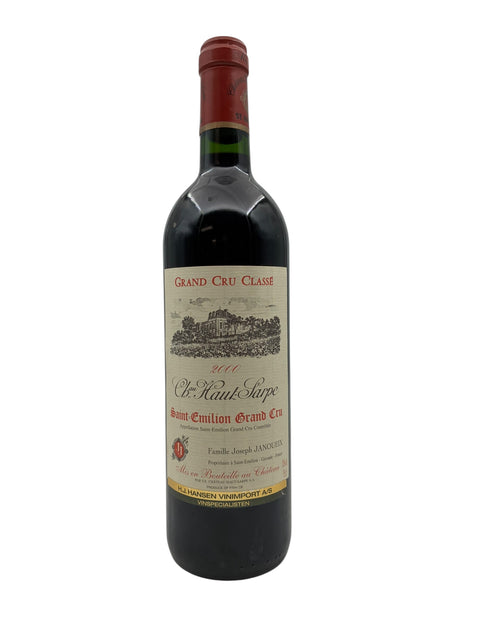 Chateau Haut Sarpe 2000 flaska från Saint-Emilion Grand Cru