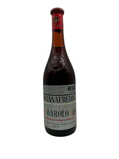 Flaske af Barolo Fontanafredda 1971 rødvin