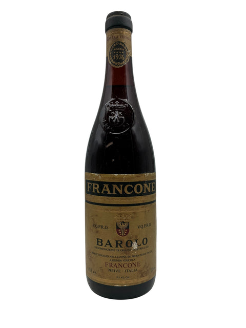 Barolo vin fra Francone årgang 1976