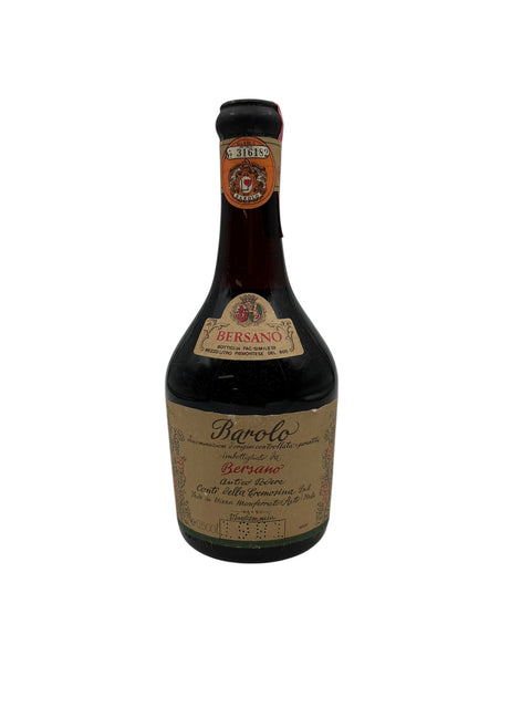 Flaske af Barolo Bersano 1961 rødvin