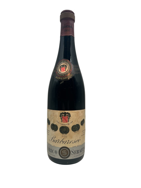 Flaske af Barbaresco Enrico Serafino 1966 rødvin