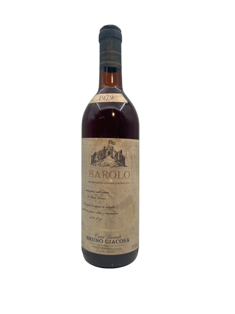 Flaske Barolo Bruno Giacosa 1979 rødvin