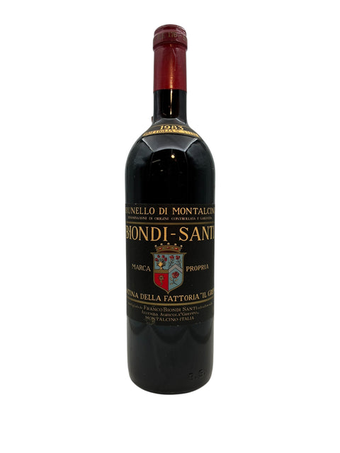 Brunello di Montalcino Biondi-Santi Jahrgang 1985 Flasche
