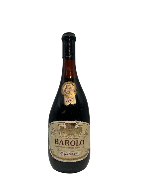 Barolo E. Galasso 1976 red wine bottle image