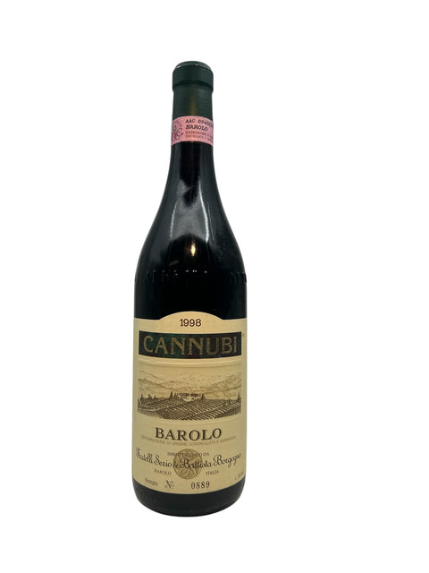 Bottle of Cannubi Barolo 1998 from Fratelli Serio Battista Borgogno