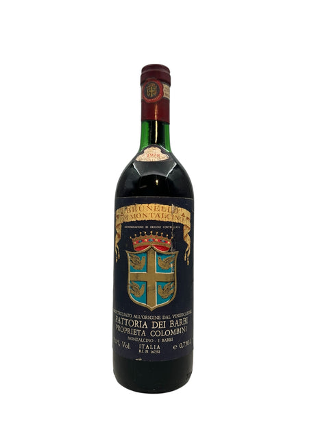 Flaska Brunello di Montalcino Fattoria dei Barbi 1978