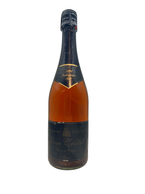 Flaska mousserande vin från Dom Cristal Garde de Cologne 1976