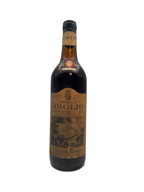 Flaska Chianti Classico Castello di Brolio 1971