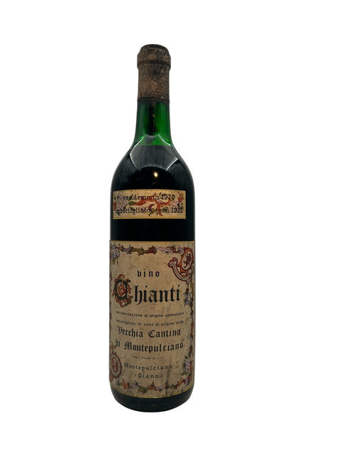 Flaska Chianti Vecchia Cantina di Montepulciano 1970