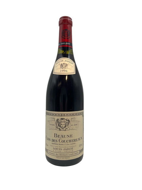 Flaska Beaune Clos des Couchereaux Louis Jadot rött vin 1996
