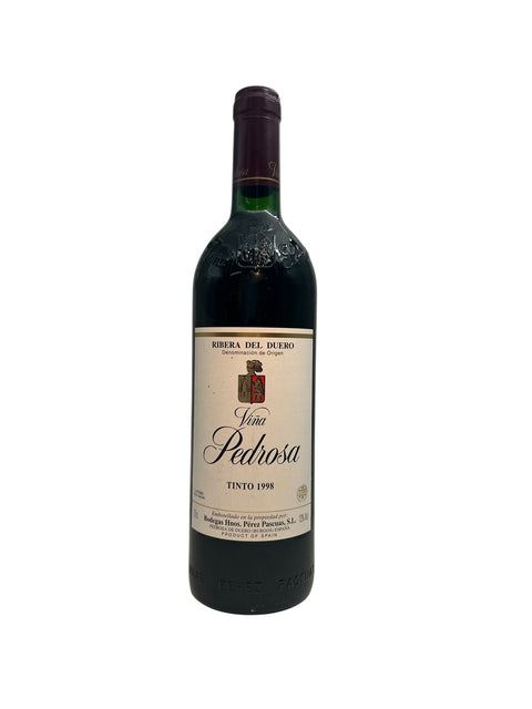 Viña Pedrosa 1998 rødvinsflaske fra Ribera del Duero
