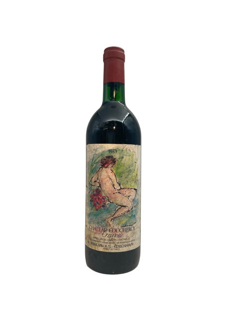 Vinflaske af Chateau Coucheroy Graves fra 1983