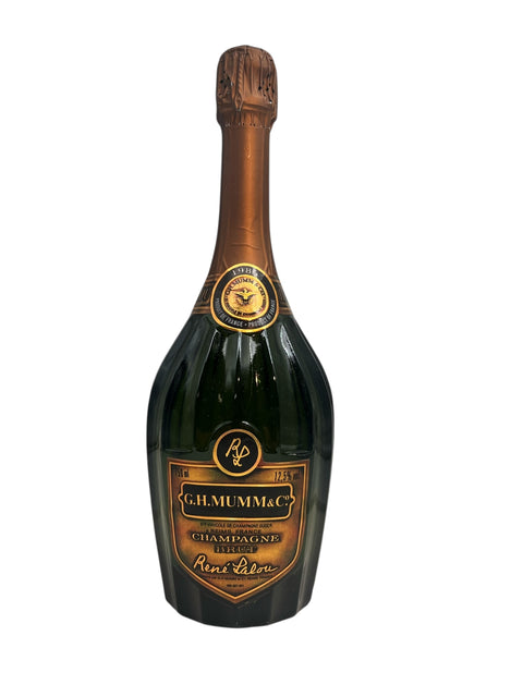 Flaske af René Lalou Champagne G.H. Mumm 1985