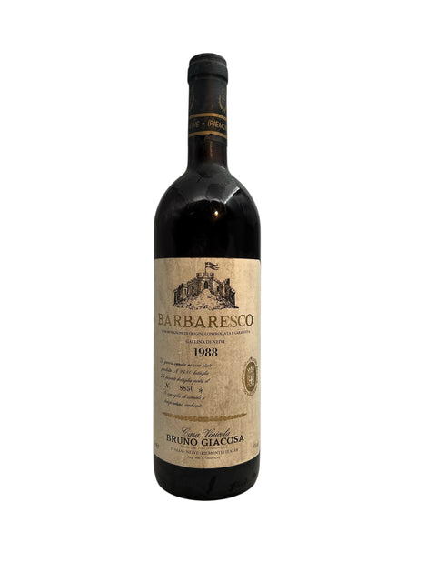 Barbaresco Bruno Giacosa 1988 flaske