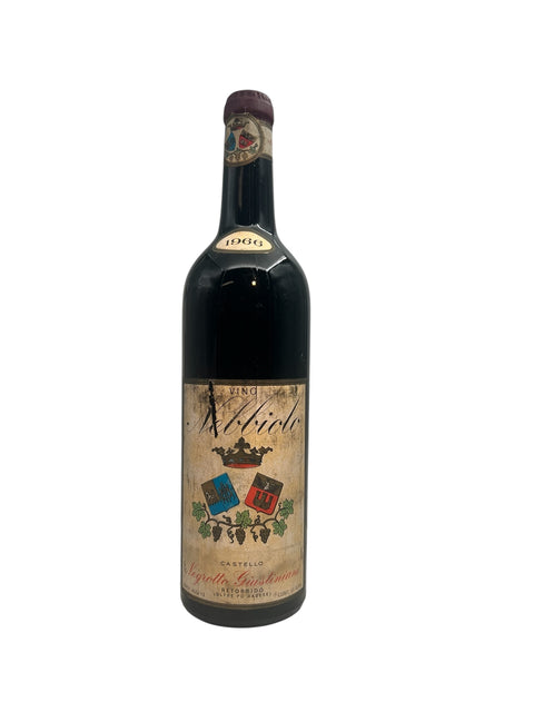 Bottle of Nebbiolo Nepotto Cusimiano 1966 red wine