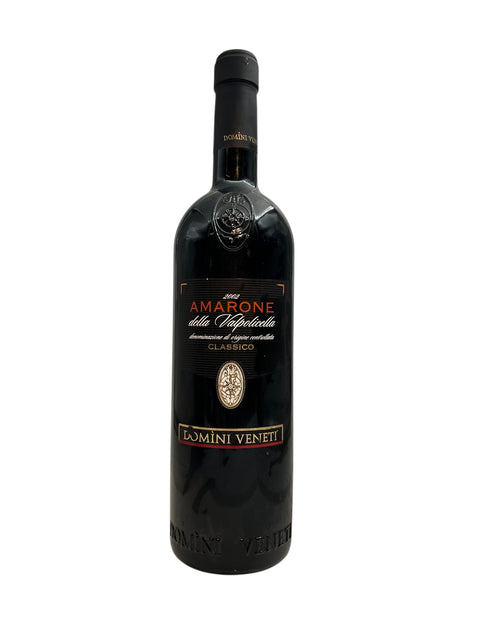 Bottle of Amarone della Valpolicella Domini Veneti from 2012.
