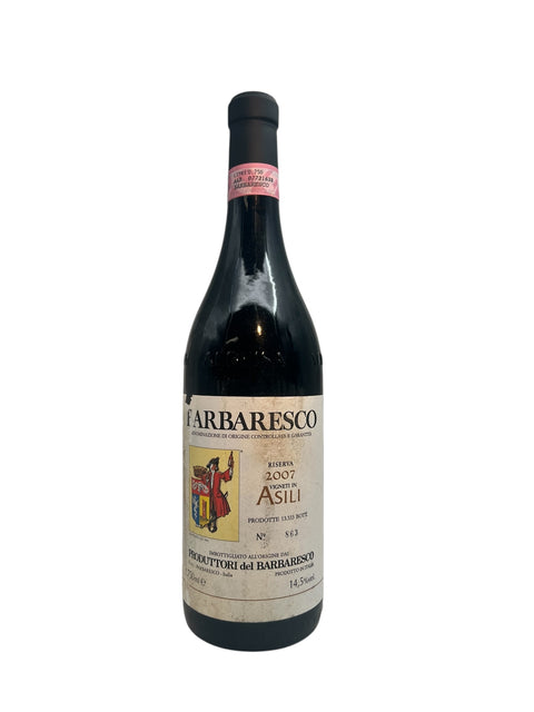 Bottle of Barbaresco 2007 from Produttori del Barbaresco