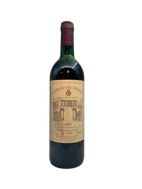 Chateau de Cransac 1987 red wine from the Côtes du Frontonnais