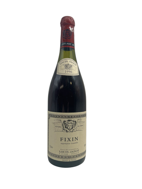 Fixin Louis Jadot 1996 red wine bottle