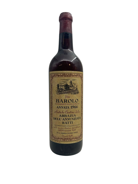 Bottle of Barolo 1966 Antiche Cantine with label