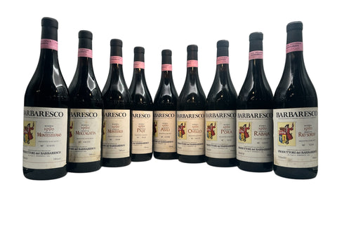Bottles of Barbaresco 1990 from Produttori del Barbaresco
