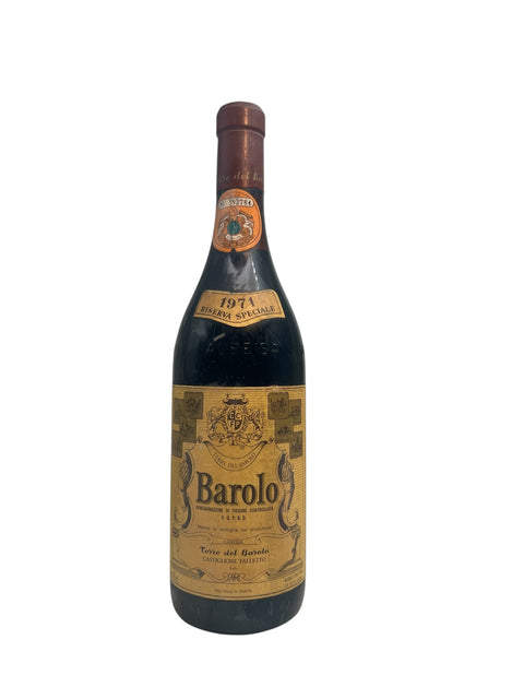 Flaske af Barolo Terre del Barolo 1971
