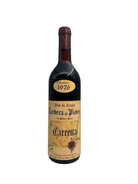 Flaske af Barbera di Piobesi Carretta 1976